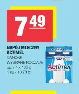Spar Napój mleczny Actimel 4-pak Danone oferta