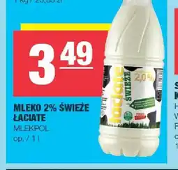Spar Mleko świeże 2% Łaciate Mlekpol oferta