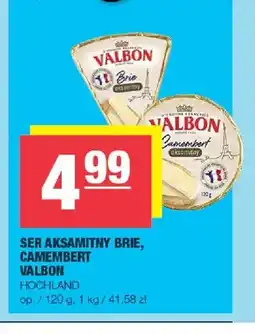 Spar Ser aksamitny Brie Valbon oferta