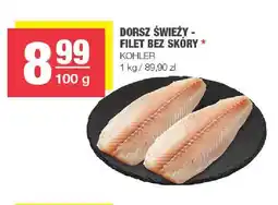 Spar Dorsz świeży filet bez skóry Kohler oferta