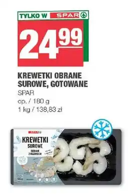 Spar Krewetki obrane surowe Spar oferta