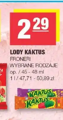 Spar Lody Kaktus Froneri oferta