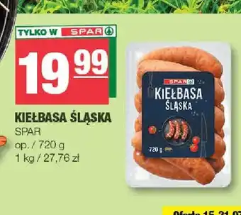 Spar Kiełbasa Śląska SPAR oferta