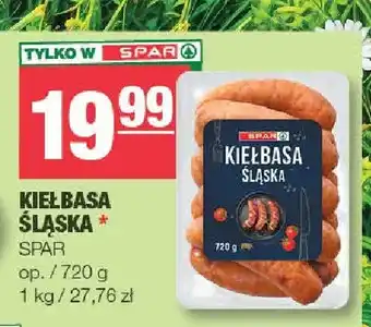 Spar Kiełbasa Śląska SPAR oferta