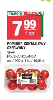 Spar Pomidor koktajlowy czerwony SPAR polski holenderski oferta