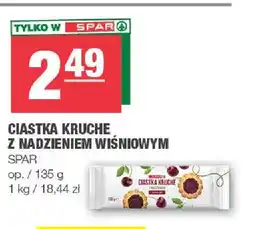 Spar Ciastka kruche z nadzieniem wiśniowym Spar oferta