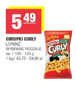 Spar Chrupki Curly Classic oferta