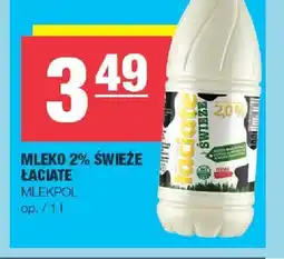 Spar Mleko 2% świeże Łaciate Mlekpol oferta