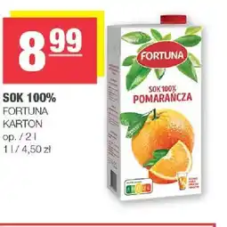 Spar Sok 100% pomarańcza Fortuna oferta