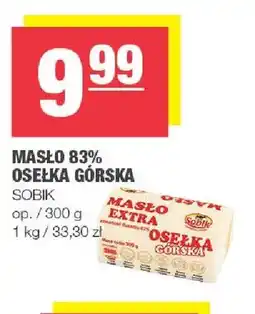 Spar Masło 83% Osełka Górska Sobik oferta