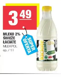 Spar Mleko 2% świeże Łaciate oferta