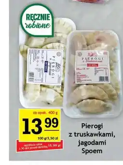 Gram Market Pierogi z truskawkami Społem oferta