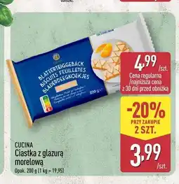 ALDI Ciastka z glazurą morelową Cucina oferta