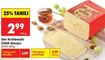 Biedronka Ser Królewski OSM Sierpc oferta