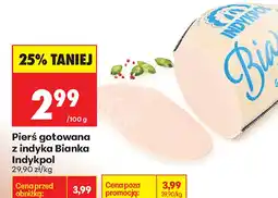 Biedronka Pierś gotowana z indyka Bianka Indykpol oferta