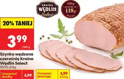 Biedronka Szynka wędzona czereśnią Kraina Wędlin Select oferta