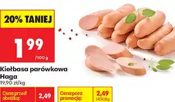 Biedronka Kiełbasa parówkowa Haga oferta