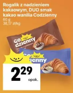 Delikatesy Centrum Rogalik z nadzieniem kakaowym, DUO smak kakao wanilia Codzienny oferta