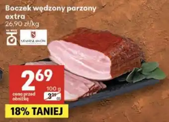 Delikatesy Centrum Boczek wędzony parzony extra oferta