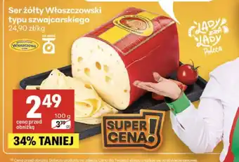 Delikatesy Centrum Ser żółty Włoszczowski typu szwajcarskiego oferta