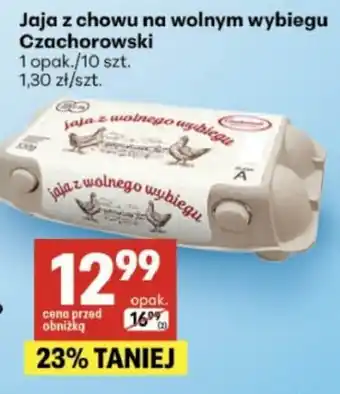 Delikatesy Centrum Jaja z chowu na wolnym wybiegu Czachorowski oferta