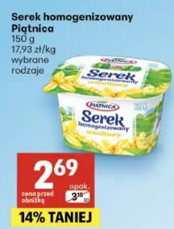Delikatesy Centrum Serek homogenizowany Piątnica oferta