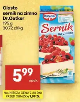 Delikatesy Centrum Ciasto sernik na zimno Dr.Oetker oferta
