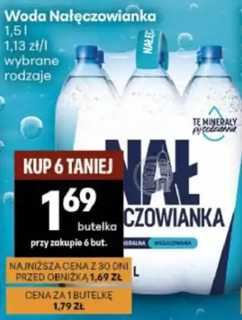 Delikatesy Centrum Woda Nałęczowianka oferta