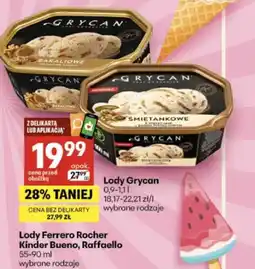 Delikatesy Centrum Lody Grycan oferta
