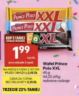 Delikatesy Centrum Wafel Prince Polo XXL oferta