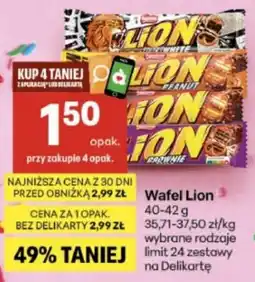 Delikatesy Centrum Wafel Lion oferta