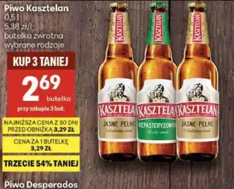 Delikatesy Centrum Piwo Kasztelan oferta
