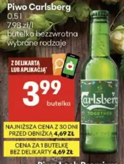 Delikatesy Centrum Piwo Carlsberg oferta