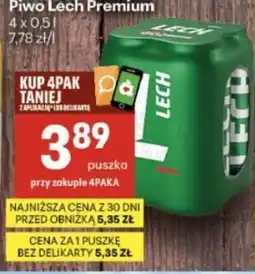Delikatesy Centrum Piwo Lech Premium oferta