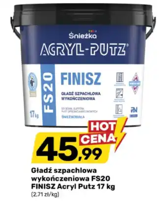 Gładź szpachlowa wykończeniowa FINISZ Acryl Putz