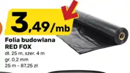 Bricomarche Folia budowlana RED FOX oferta