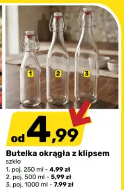 Bricomarche Butelka okrągła z klipsem oferta