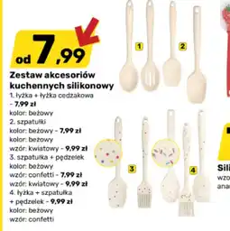 Bricomarche Zestaw akcesoriów kuchennych silikonowy oferta