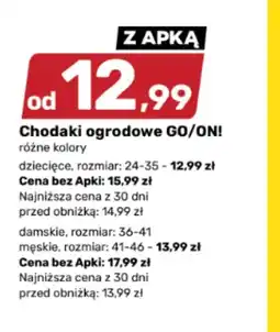 Bricomarche Chodaki ogrodowe GO/ON! oferta