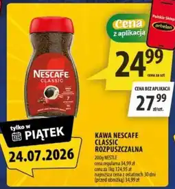 Arhelan Kawa Nescafe Classic Rozpuszczalna oferta