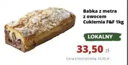 Torimpex Babka z metra z owocem Cukiernia F&F oferta