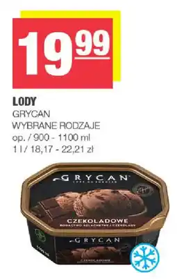 EuroSPAR Lody Grycan Wybrane Rodzaje Czekoladowe oferta