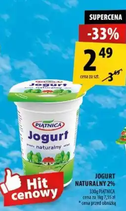 Arhelan Jogurt naturalny PIĄTNICA oferta