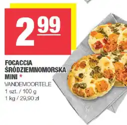 EuroSPAR Focaccia Śródziemnomorska Mini Vandemoortele oferta