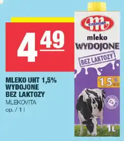 EuroSPAR Mleko UHT 1,5% Wydajone Bez Laktozy Mlekovita oferta