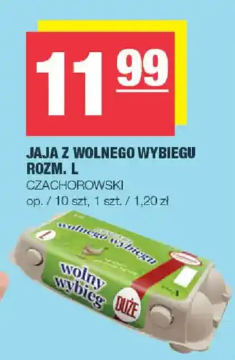EuroSPAR Jaja z wolnego wybiegu Rozm. L Czachorowski oferta