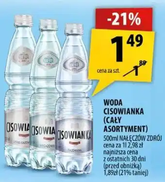 Woda Cisowianka