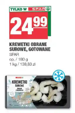 EuroSPAR Krewetki Obrane Surowe Gotowane oferta