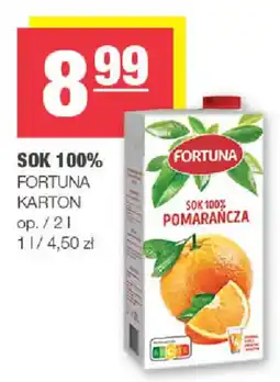 EuroSPAR Sok 100% Fortuna Pomarańcza oferta