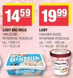 EuroSPAR Lody Big Milk oferta